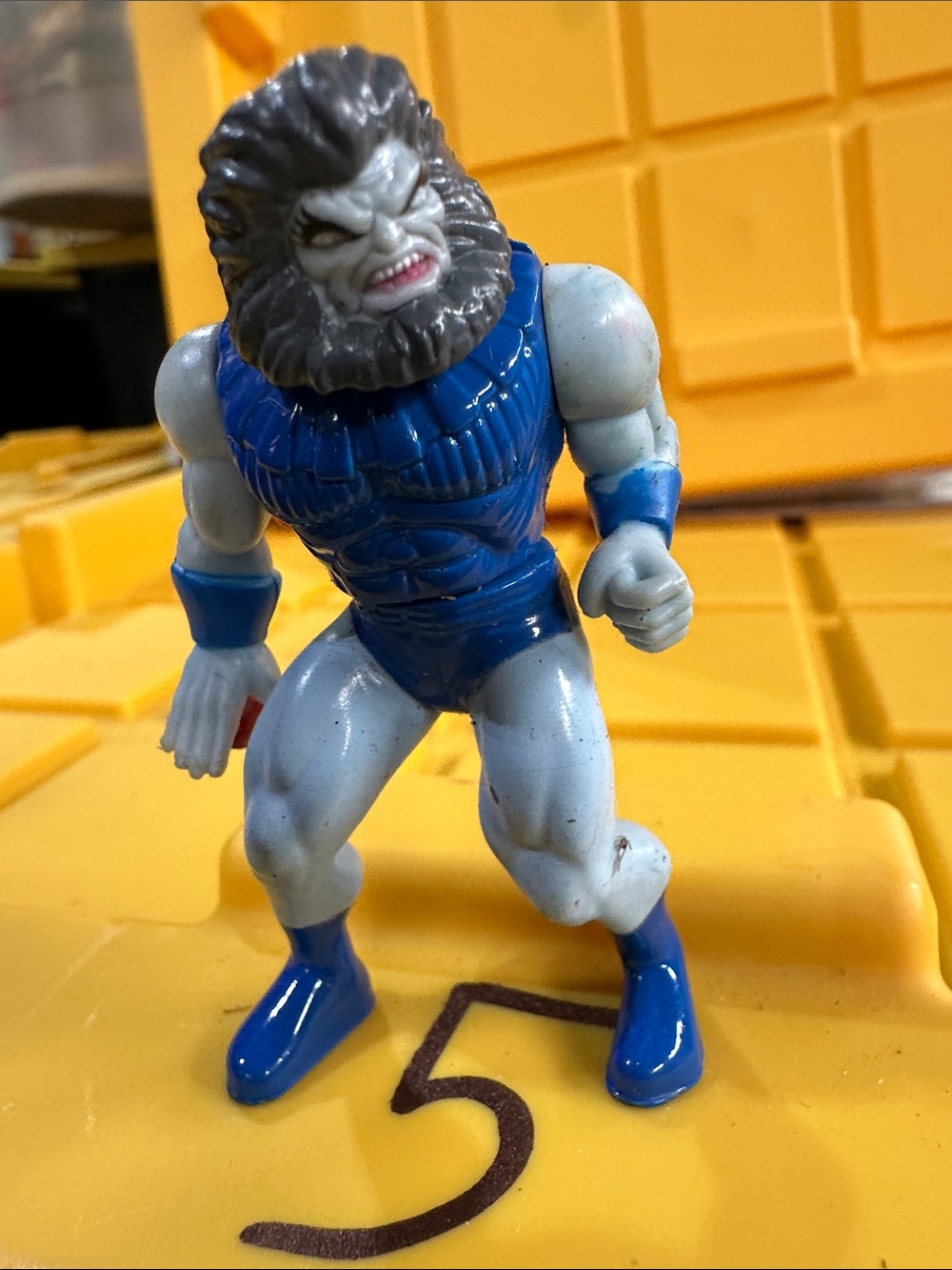Vintage 1995 Fantastic Four Blastaar die-cast metal action figure